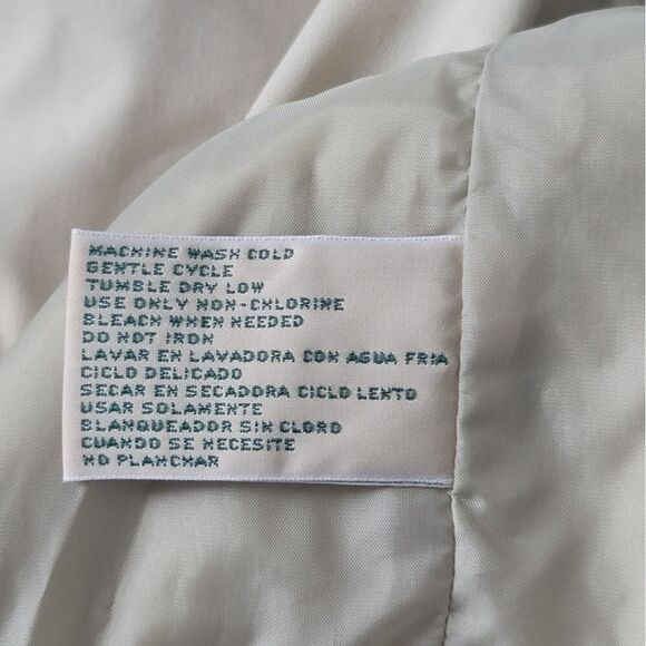 St. John’s bay khaki jacket Lined removable hood size M raincoat - Picture 12 of 13